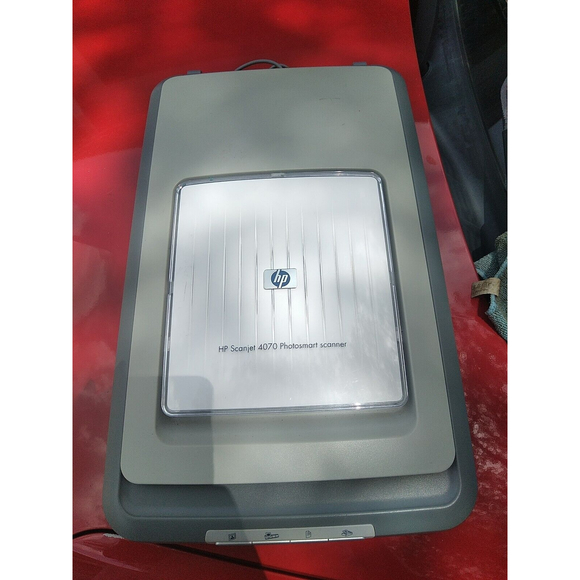 HP ScanJet 4070 Photosmart USB Flatbed Scanner No AC Power Supply L1920A - Picture 1 of 6